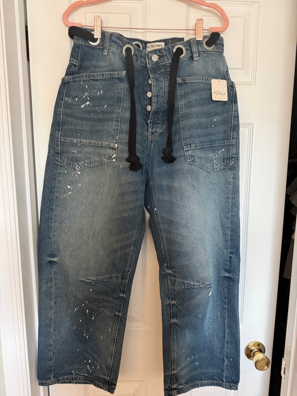 Free people moxie low slung barrel women’s jeans